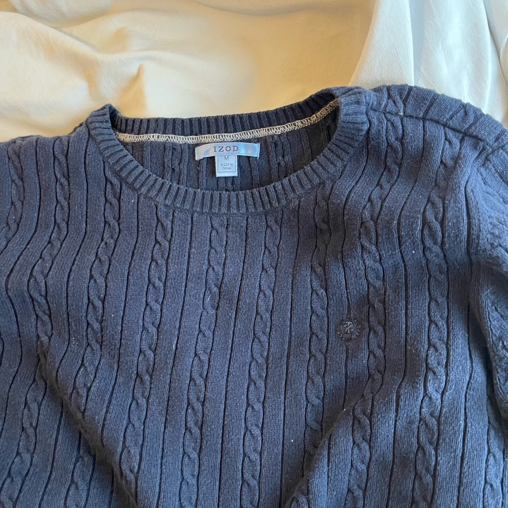 Izod blue navy sweater